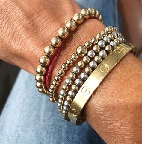 best bracelet for cartier stack